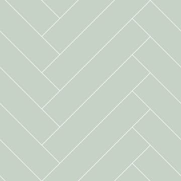 Tapet ESTAhome Fiskbensmönster Mintgrön/Vit