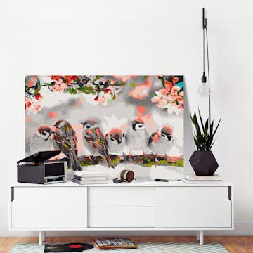 Gör-det-själv Målningar Arkiio Birds on the Branch