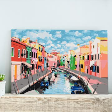 Gör-det-själv Målningar Arkiio Houses in Burano