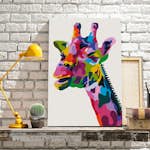 Gör-det-själv Målningar Arkiio Colourful Giraffe