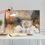 Gör-det-själv Målningar Arkiio Swan Love