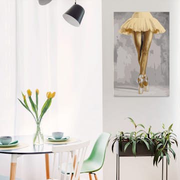 Gör-det-själv Målningar Arkiio Yellow Ballerina