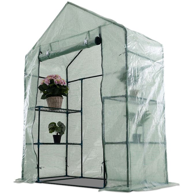 Växthus Metalcraft 1,04 kvm Grön Rektangulärt