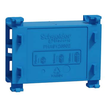 Skivfäste Schneider Electric Multifix för Regelvägg 70/95/120 mm Blå