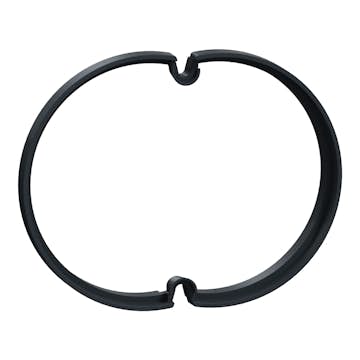 Påbyggnadsring Schneider Electric Multifix 1,5-modul 6 mm Svart