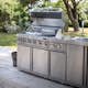 Modul med dubbla sidobrännare MyOutdoorKitchen Stainless Collection