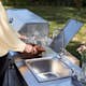 Modul med dubbla sidobrännare MyOutdoorKitchen Stainless Collection
