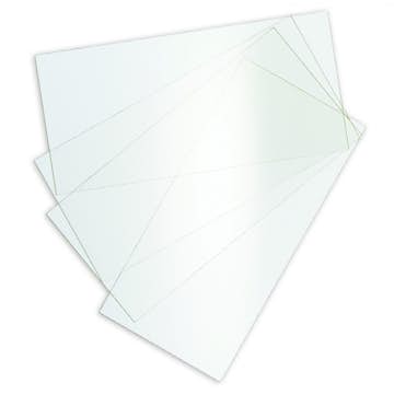 Skyddsglas 110 X 90mm CR39