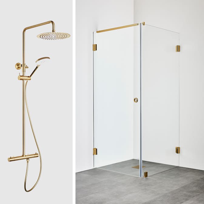 Duschpaket Hafa Duschhörn Infinity Combi med Takduschset Fine