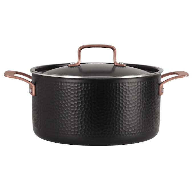 Gryta Pepper med Lock 24 cm Svart