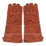 Grillhandskar Pepper Läder 38 cm Large Brun