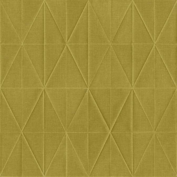 Tapet ESTAhome Origamimotiv Ockra