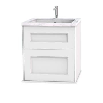 Tvättställsskåp Miller Badrum Kensington 60 med Lådor Vägghängd för Bänkskiva