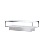 Soffbord Venture Home Maglehem Vardagsrumsbord i Glas med Stålram