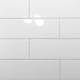 Kakel Tenfors Vit Blank 10x30 cm