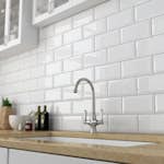 Kakel Tenfors Metro Vit Blank 10x20 cm