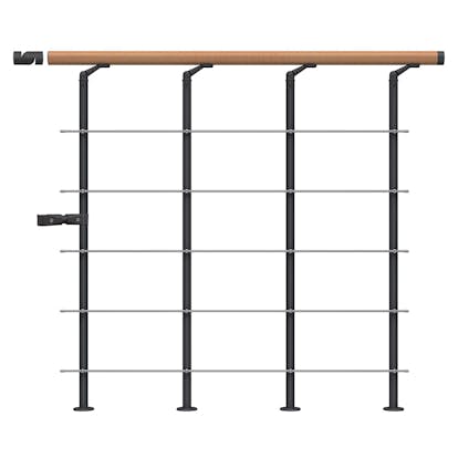 Skyddsräcke Dolle Style6 Bok Lackerad Start