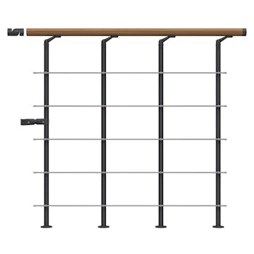 Skyddsräcke Dolle Style6 Ek Lackerad Start