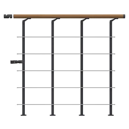 Skyddsräcke Dolle Style6 Ek Lackerad Start