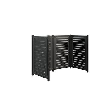 Avfallsskjul PLUS Lund 165x85x124 cm