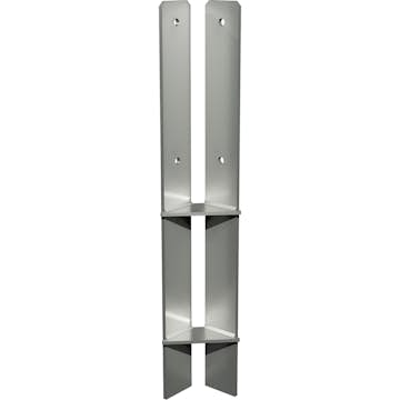 Hörn PLUS stolparfot för nedgjutning För stolpar 9x9x cm - Längd 60 cm