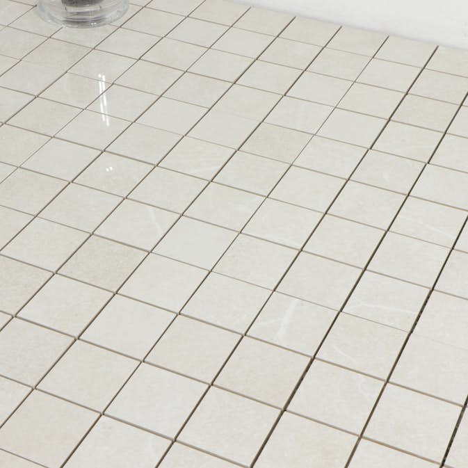 Mosaik Tenfors Soapstone White Blank Marmor 7x7 cm