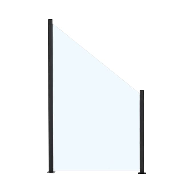 Glasstaket Hortus med Aluminiumskena Lutad