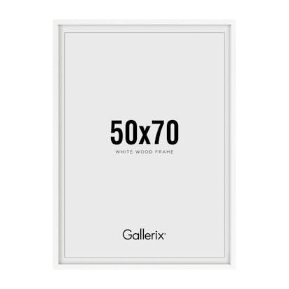 Tavelram Gallerix Vit