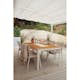 Väggpergola Jabo 4x4 m Vit, Solskydd & Vattenavvisande Polyester