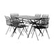 Matgrupp Utomhus Comfort Garden Rosasco 160 cm + 6 Trädgårdsstolar
