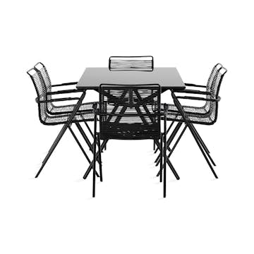 Matgrupp Utomhus Comfort Garden Rosasco 160 cm + 6 Trädgårdsstolar