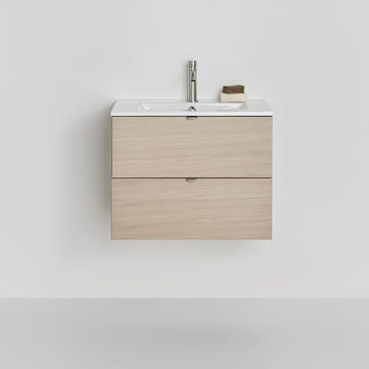 Tvättställsskåp Hafa Go 2 Lådor Ek