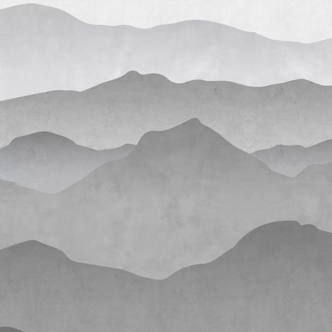 Fototapet ESTAhome Bergen Grå