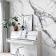 Fototapet ESTAhome Marmor Vit/Grå