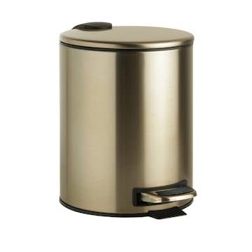 Papperskorg BEMETA Sablo i Matt Mässing med Soft Close