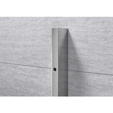 Rörbreddningsprofil Alterna Lusso för Duschhörna och Duschdörr