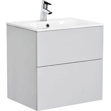 Tvättställsskåp Alterna Isella Kompakt med Ariella Mineralkomposit Tvättställ