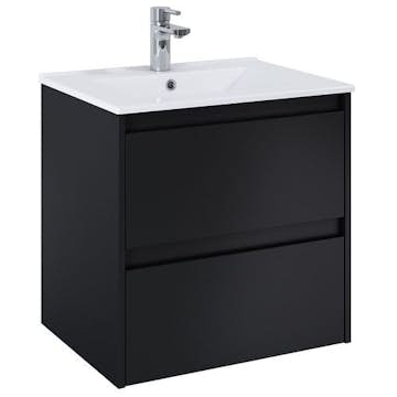 Tvättställsskåp Alterna Luxor med Porslin Tvättställ