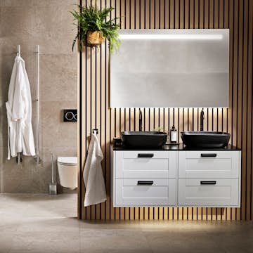 Tvättställsskåp Alterna Gabriella med Porslin Tvättställ 120