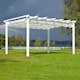Pergola Hillerstorp Skanör 3x4m Vitt Solskydd