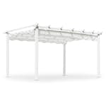 Pergola Hillerstorp Skanör 3x4m Vitt Solskydd
