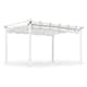 Pergola Hillerstorp Skanör 3x4m Vitt Solskydd