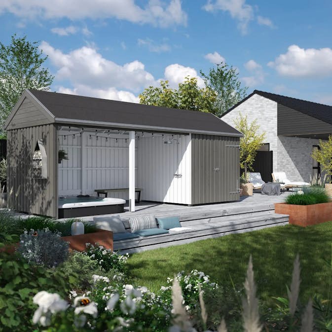 Trädgårdshus PLUS Multi 14,5 m2 169592