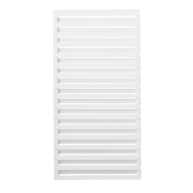 Staket PLUS Osaka Grundmålad Vit 90×180 cm