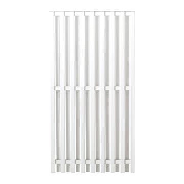 Staket PLUS Nagano Grundmålad Vit 90×180 cm