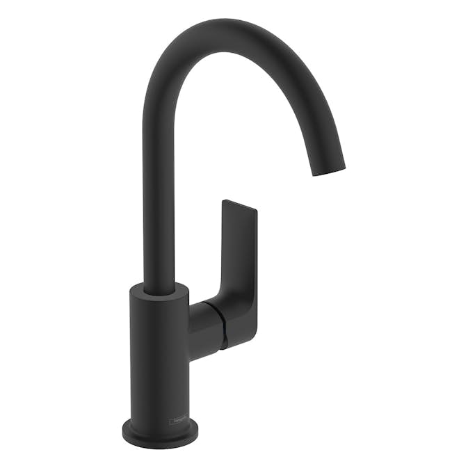 Tvättställsblandare Hansgrohe Rebris E 1-grepps 210 med Svängbar Pip och Lyftventil