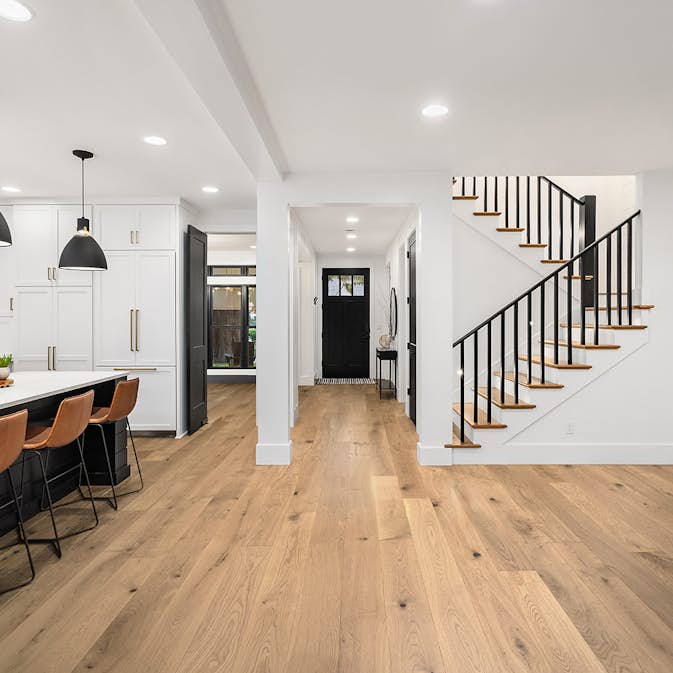 Parkettgolv NQD Oak Cortado 5G Ek, Mattlackat 1-Stav