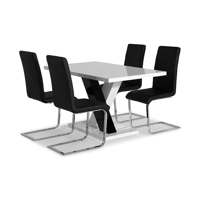 Matgrupp Scandinavian Choice Cesi med 4 Cibus Stolar