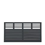 Staket PLUS Decora Grundmålad Svart 180×95 cm