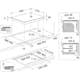 Induktionshäll Whirlpool WSQ2160NE Svart Underbyggd med 4 Zoner
